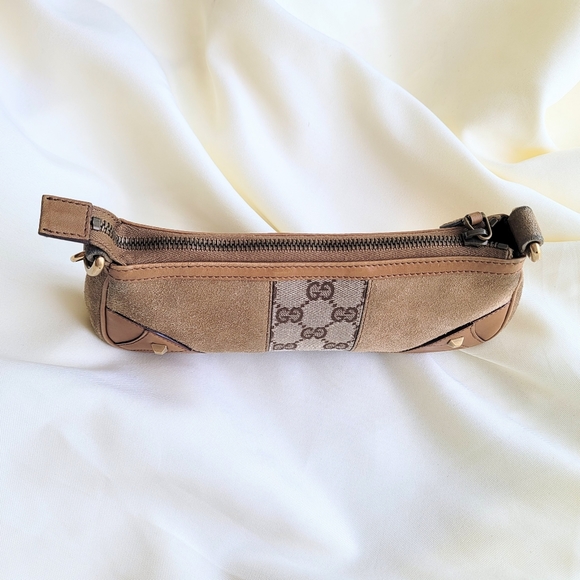 🍯GUCCI SUEDE CHAIN POCHETTE🍯 - Picture 4 of 12